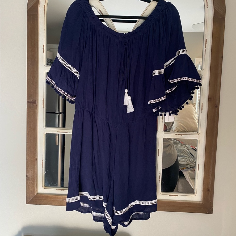 Off the shoulder romper